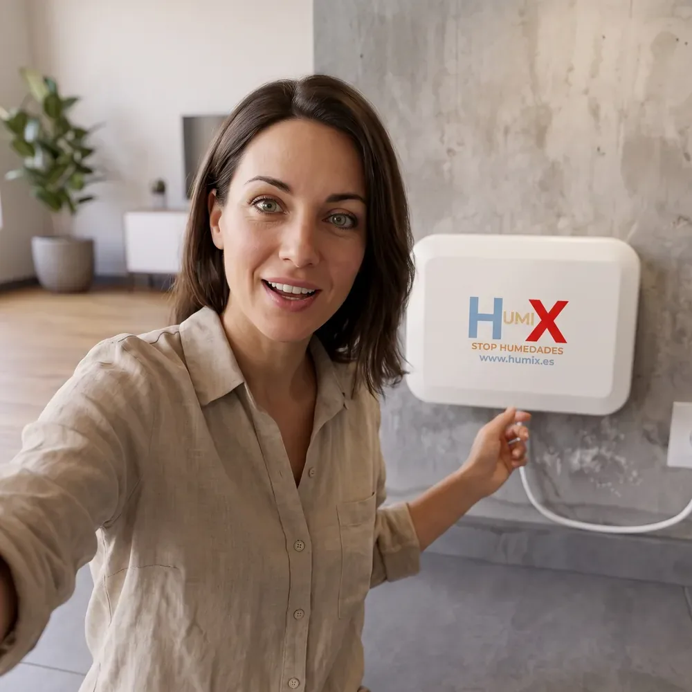 Técnico HUMIX revisando una vivienda en Baleares